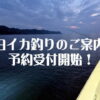 【2026年】遊漁船海彦の白イカ便が新体制でスタート！料金改定とご予約受付のお知らせ